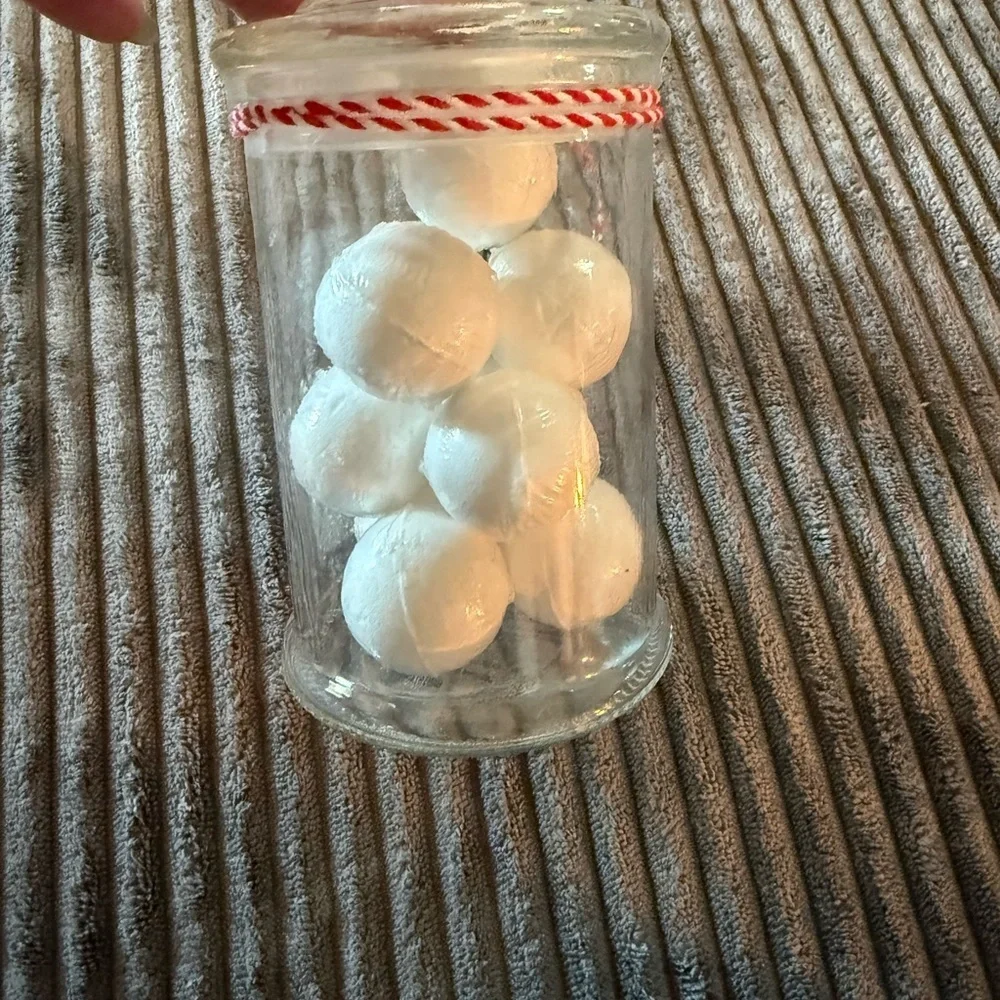 Rae Dunn White Relax Bath Bombs